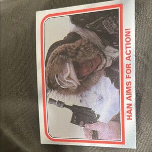 Topps Red White Han Aims For Action! Card